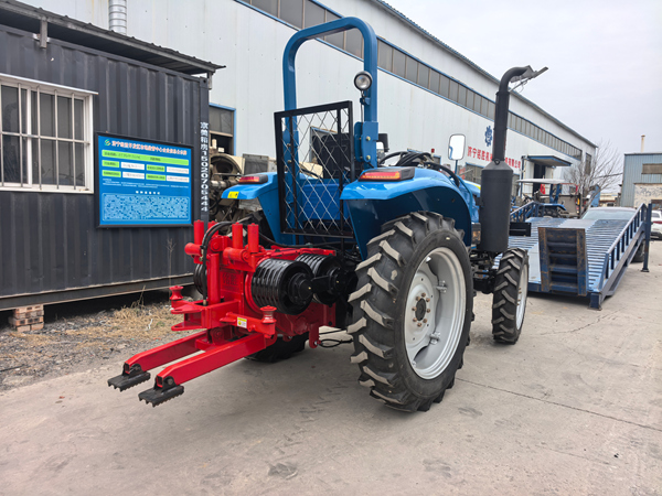 拖拉机改装绞磨机